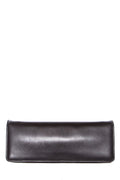SaLouis Vuittonatore Ferragamo Black Leather Magnetic Closure Clutch