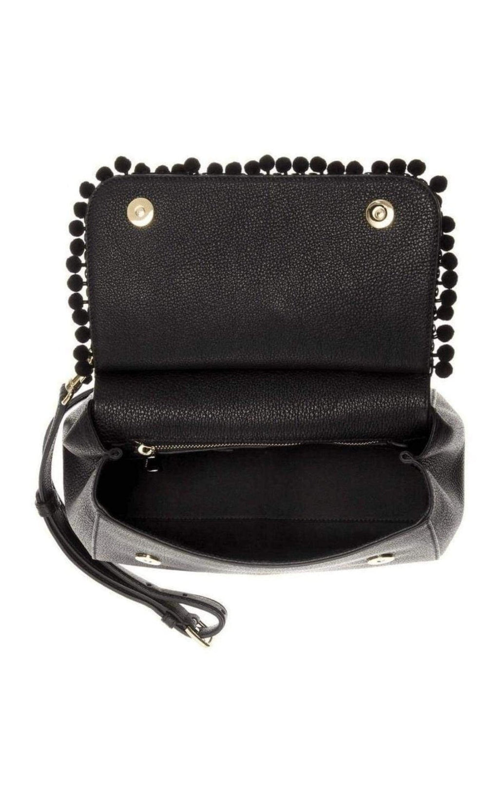 Sicily In Raffia Shoulder Leather Bag