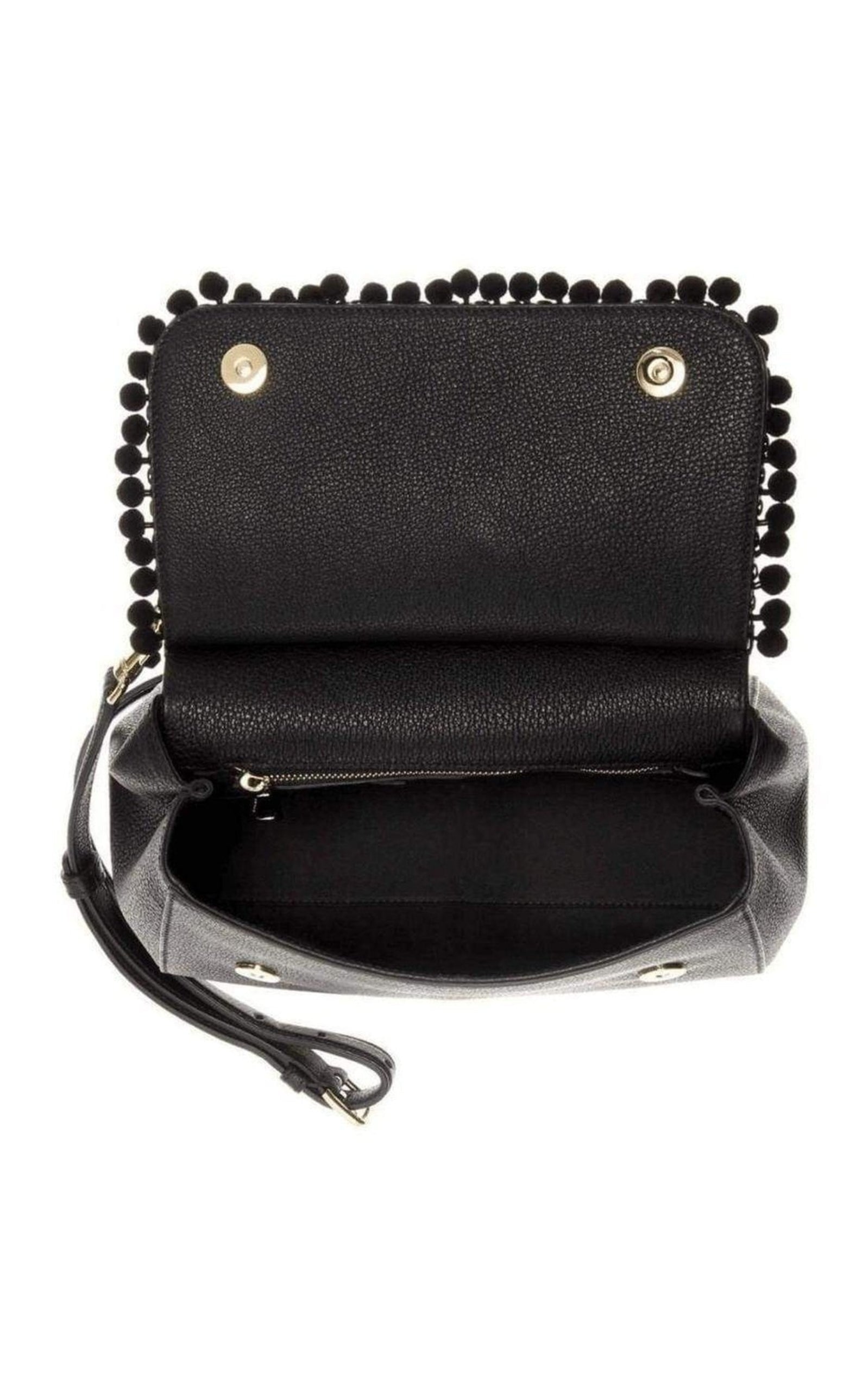 Sicily In Raffia Shoulder Leather Bag