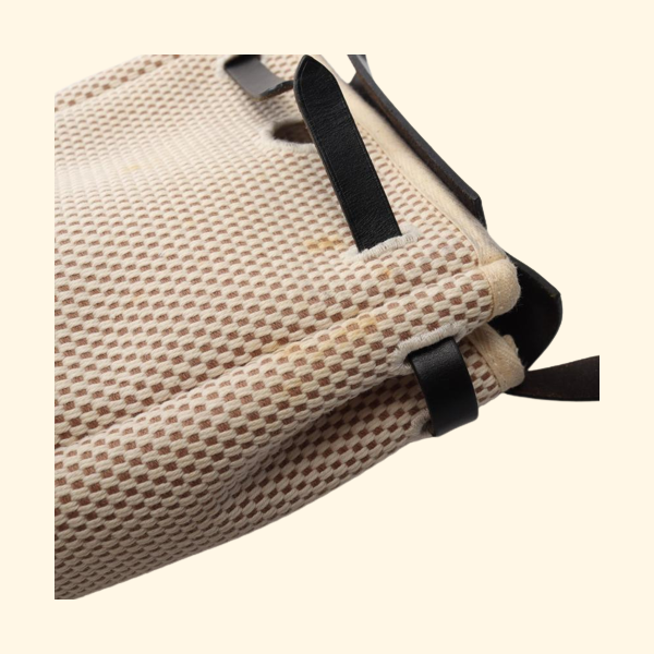 Hermès Yale Bag Tpm Shoulder Bag Toile Gm Leather Ivory Black
