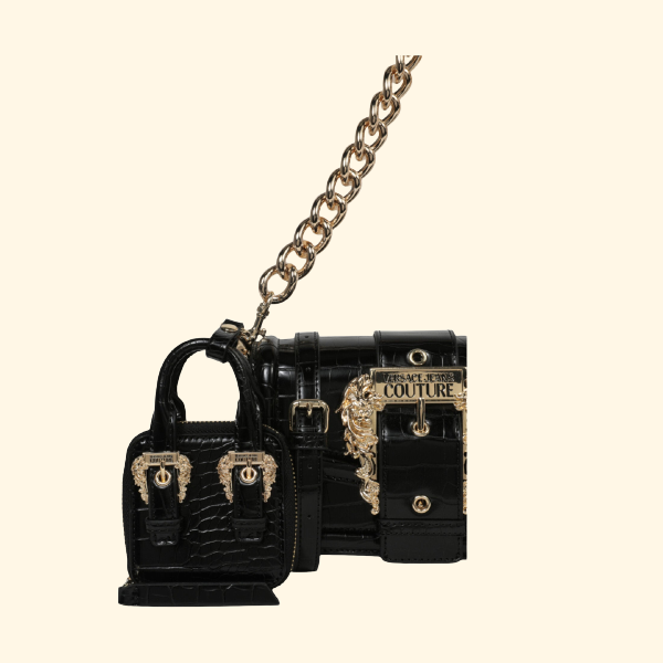 VersaCeline Jeans Baroque Buckle Shoulder Bag