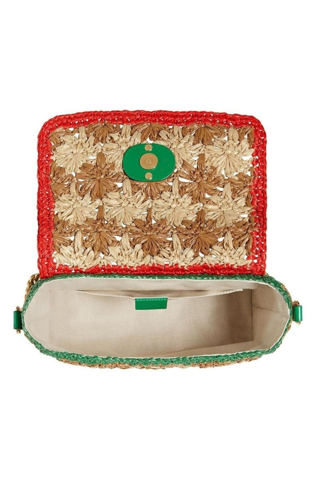 Small GG Marmont Raffia Shoulder Bag