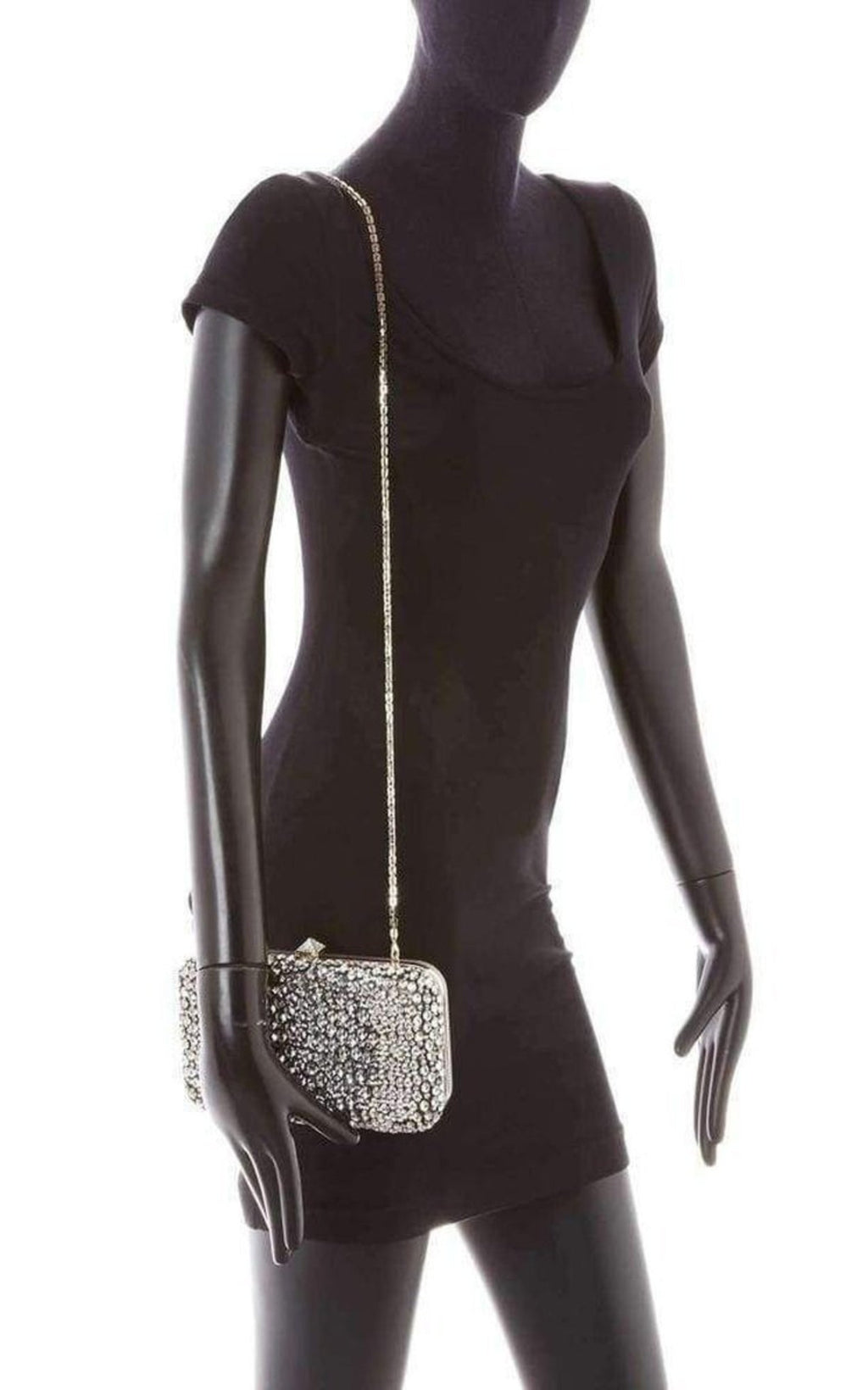 Swarovski Crystal-Embellished Clutch