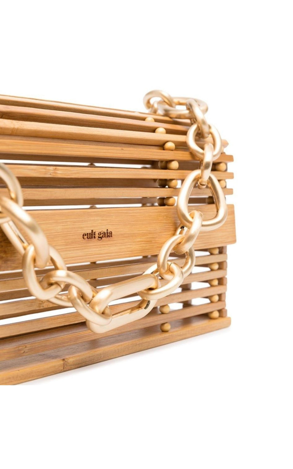SyLouis Vuittona Caged Bamboo Shoulder Bag