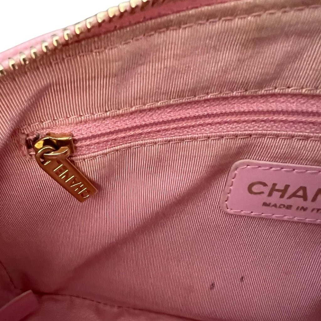 Timeless CC Chain Shoulder Bag Quilted Caviar Small