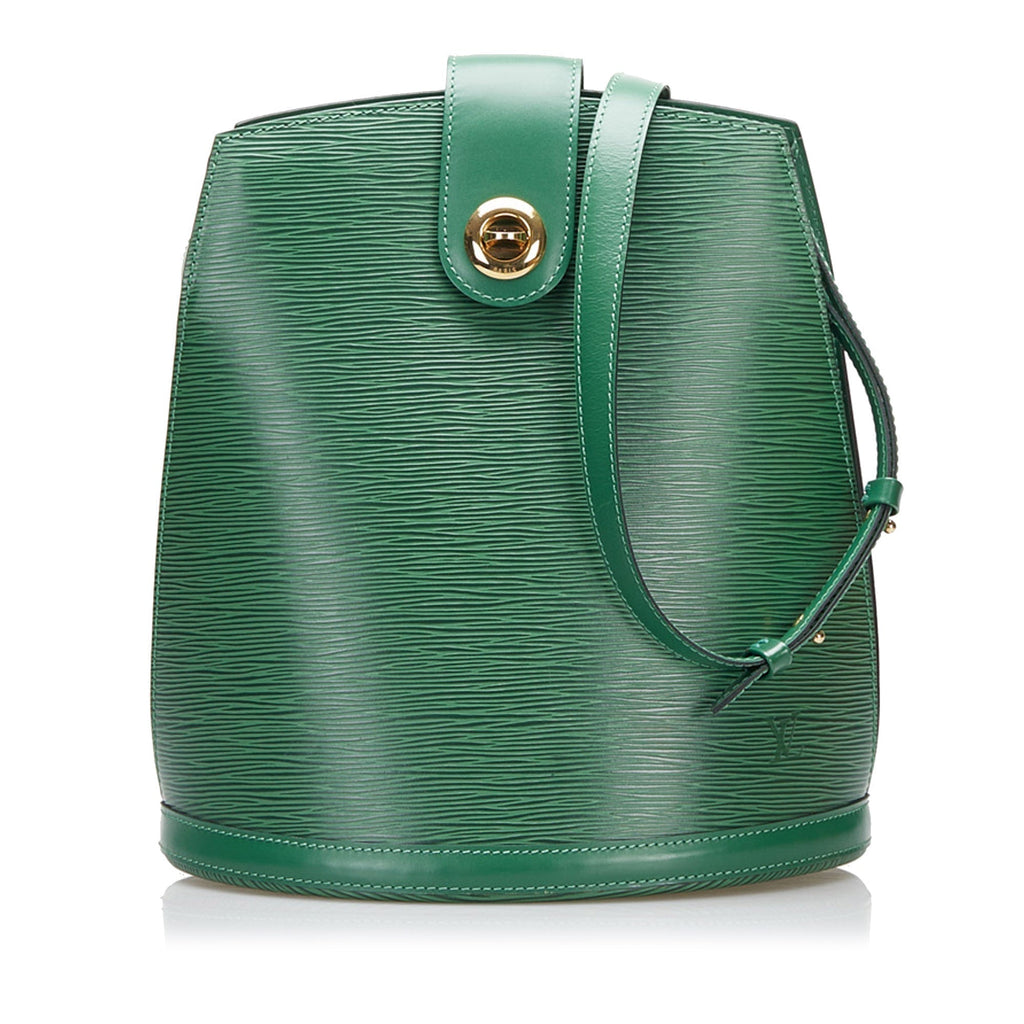 Louis Vuitton Cluny Green Epi