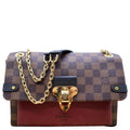 LOUIS VUITTON Vavin PM Damier Ebene Shoulder Bag Brown