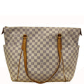 LOUIS VUITTON Damier Azur Totally GM Tote Shoulder Bag