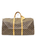 LOUIS VUITTON Monogram Canvas Brown Keepall 60 Travel Bag