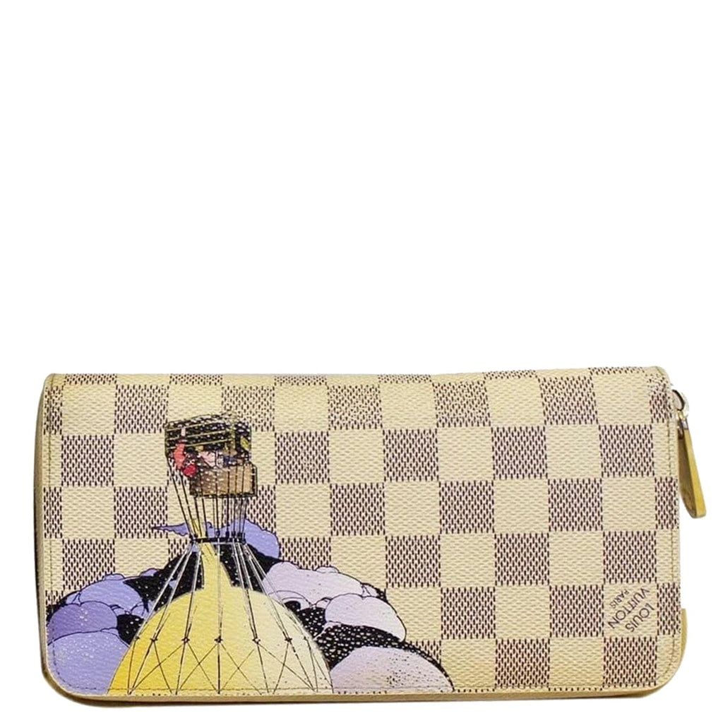 LOUIS VUITTON Damier Azur Canvas Illustre Zippy Wallet Limited - Final Sale