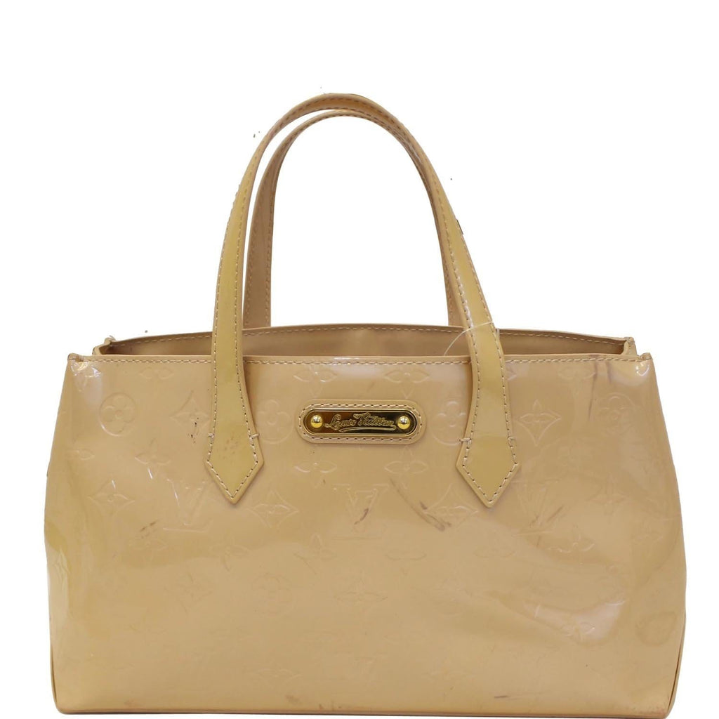 LOUIS VUITTON Monogram Vernis Wilshire PM Tote Bag