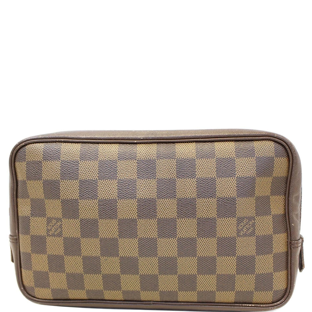 LOUIS VUITTON Damier Ebene Trousse Toilette Cosmetic Pouch