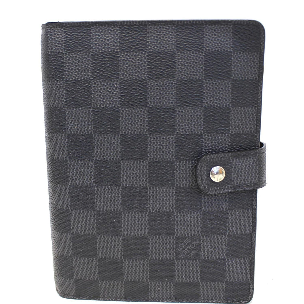 LOUIS VUITTON Damier Graphite Agenda MM Day Planner Cover