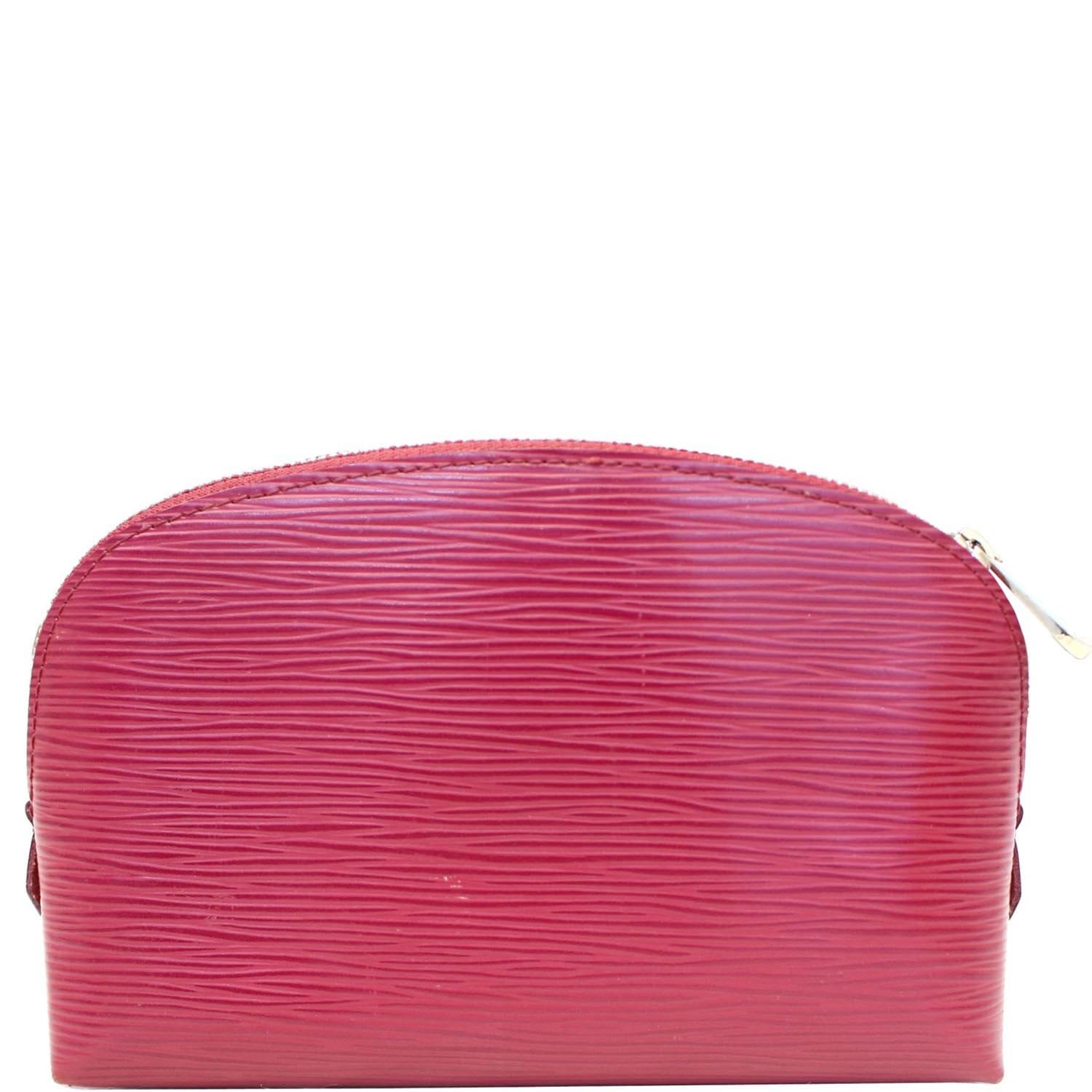 LOUIS VUITTON Epi Pochette Cosmetic Pouch Purple