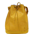LOUIS VUITTON Yellow Epi Leather Large Noe Shoulder Bag