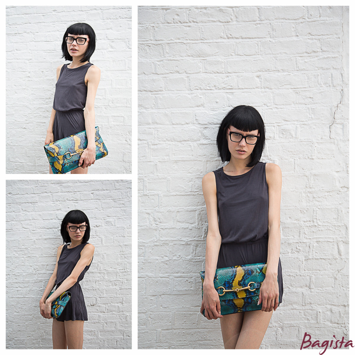 Bright Bit Python Clutch