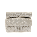 Chanel SiLouis Vuittoner Gold Leather Roll Handle Reissue Clutch