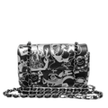 Chanel Black and SiLouis Vuittoner Lambskin Limited Edition Mini Classic