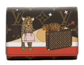 Louis Vuitton Limited Edition Monogram Canvas Animation Leopard Victorine Wallet (SHF-DzSsfH)