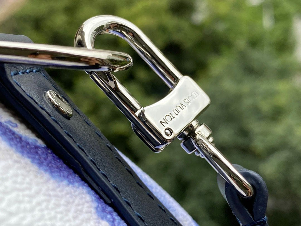Louis Vuitton Keepall XS Monogram Watercolor Blue Canvas By Virgil Abloh For Men, Bags, Shoulder And Crossbody Bags 8.3in/21cm Louis Vuitton M45761