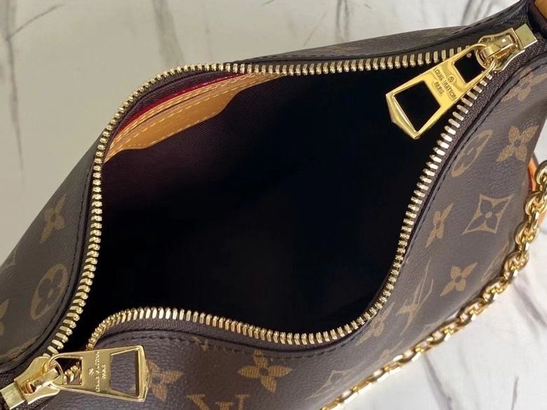 Louis Vuitton Boulogne Monogram Canvas Natural Beige For Women, Women’s Handbags, Shoulder And Crossbody Bags 11.4in/29cm Louis Vuitton M45832