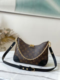Louis Vuitton Boulogne Monogram Canvas Black For Women,  Shoulder Bags 11.4in/29cm Louis Vuitton M45831