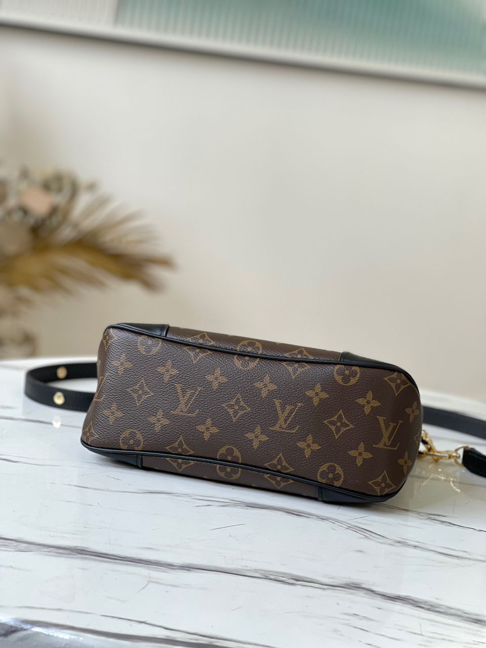 Louis Vuitton Boulogne Monogram Canvas Black For Women,  Shoulder Bags 11.4in/29cm Louis Vuitton M45831
