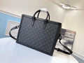Louis Vuitton Soft Trunk Briefcase Monogram Eclipse Canvas For Men, Bags, Shoulder And Crossbody Bags 11.4in/29cm Louis Vuitton M44952