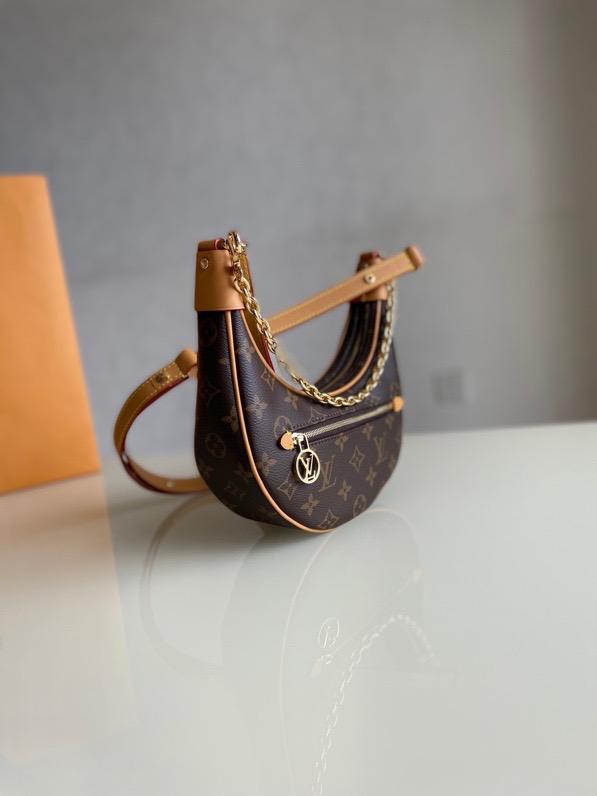 Louis Vuitton Loop Monogram Canvas For Women,  Shoulder And Crossbody Bags 9.1in/23cm Louis Vuitton M81098