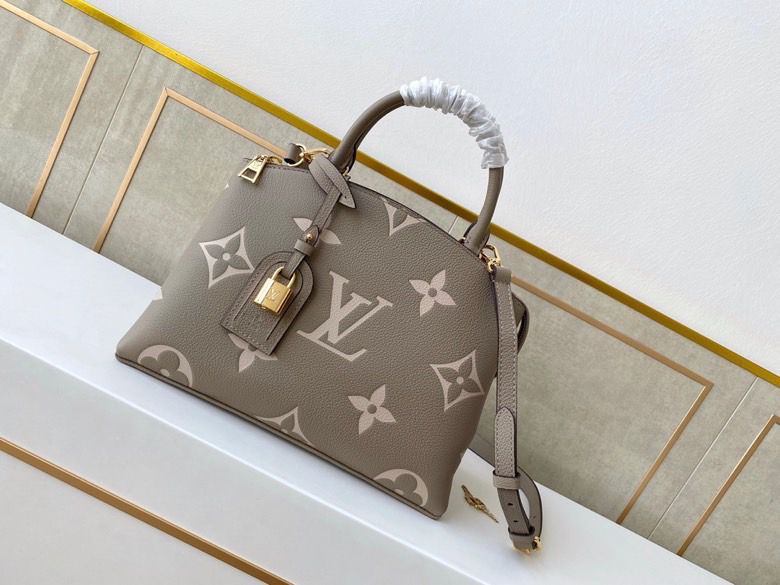 Louis Vuitton Petit Palais Monogram GlamIowers Tourterelle/Creme For Women,  Shoulder And Crossbody Bags 11.4in/29cm Louis Vuitton M58914