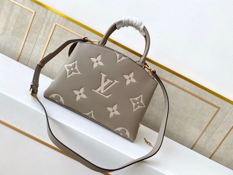 Louis Vuitton Petit Palais Monogram GlamIowers Tourterelle/Creme For Women,  Shoulder And Crossbody Bags 11.4in/29cm Louis Vuitton M58914