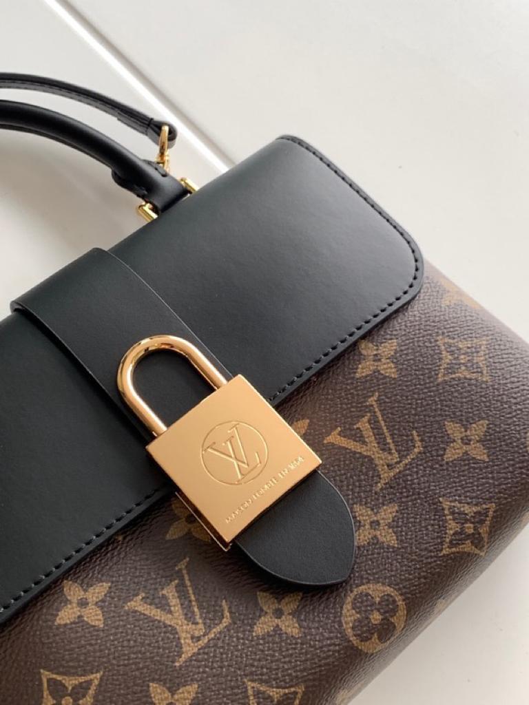 Louis Vuitton Locky Burberry Monogram Canvas Black For Women, Women’s Handbags, Shoulder And Crossbody Bags 7.9in/20cm Louis Vuitton M44141