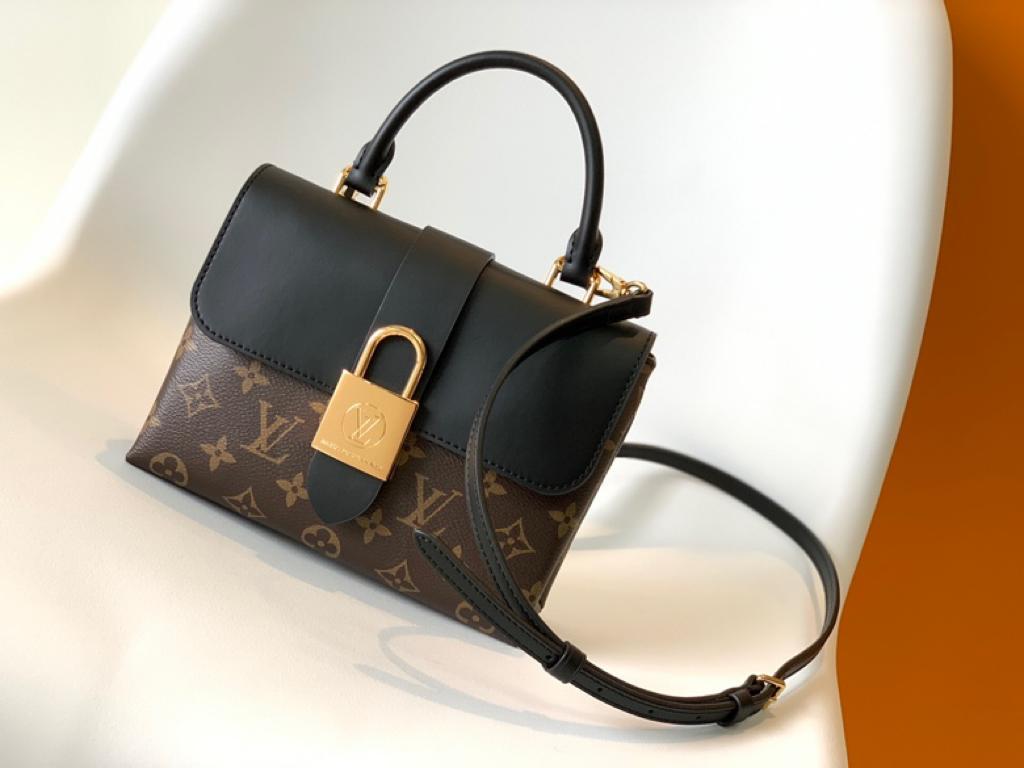 Louis Vuitton Locky Burberry Monogram Canvas Black For Women, Women’s Handbags, Shoulder And Crossbody Bags 7.9in/20cm Louis Vuitton M44141