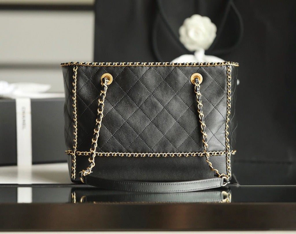 ChanelShopping Tote Bag Black For Women Handbag, Shoulder Bags 13.3in/34cm AS2761 B06380 94305