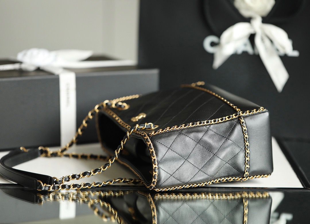 ChanelShopping Tote Bag Black For Women Handbag, Shoulder Bags 13.3in/34cm AS2761 B06380 94305