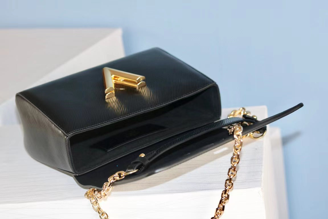 Louis Vuitton Twist MM Epi Black For Women,  Shoulder And Crossbody Bags 9.4in/23cm Louis Vuitton