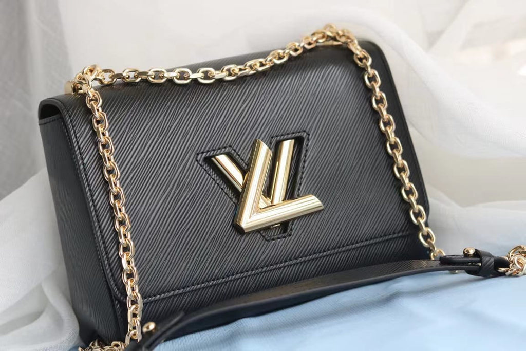 Louis Vuitton Twist MM Epi Black For Women,  Shoulder And Crossbody Bags 9.4in/23cm Louis Vuitton