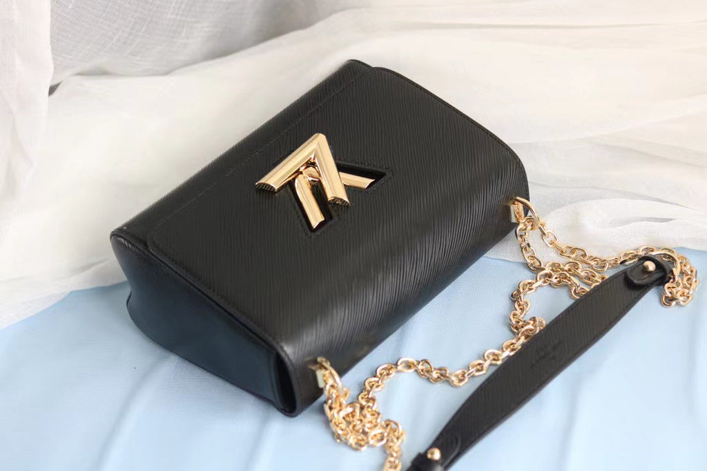 Louis Vuitton Twist MM Epi Black For Women,  Shoulder And Crossbody Bags 9.4in/23cm Louis Vuitton