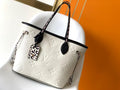 Louis Vuitton Neverfull MM Tote Bag Wild At Heart Monogram Empreinte Cream For Women,  Shoulder Bags 12.2in/31cm Louis Vuitton M58525