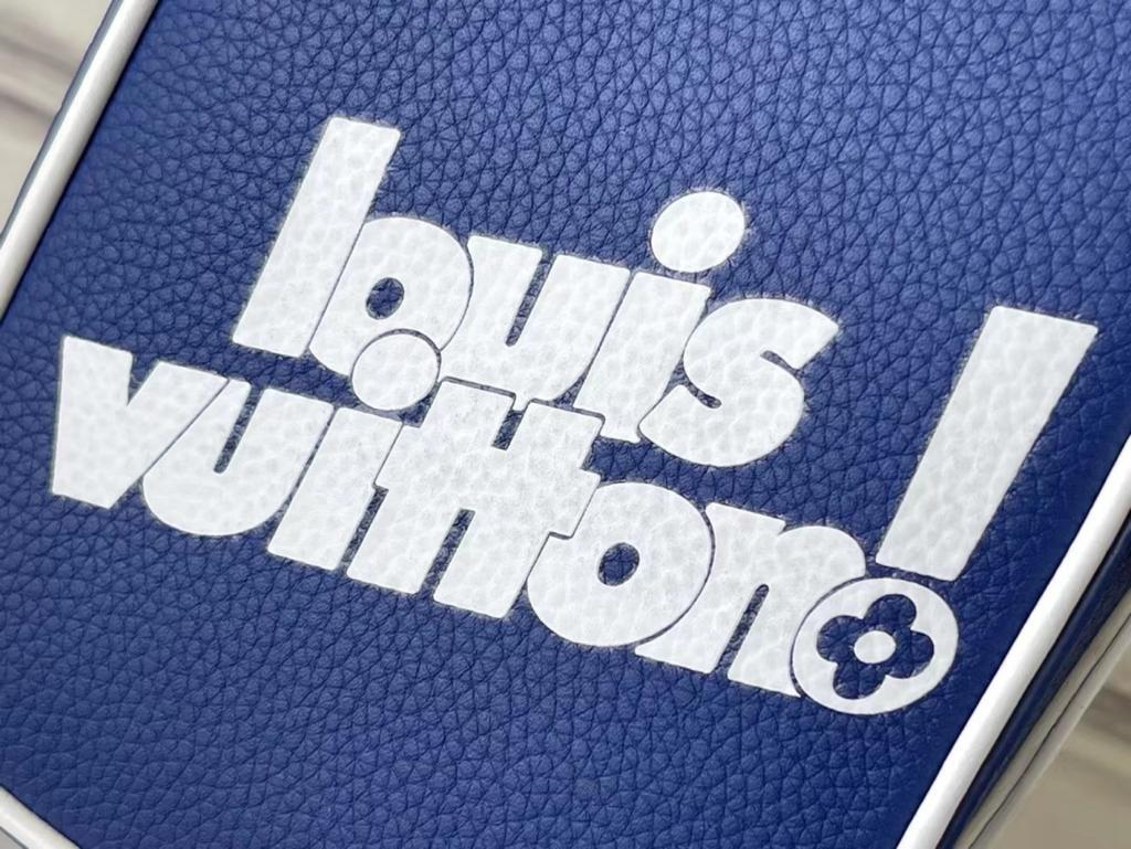 Louis Vuitton Danube PPM Bag Vintage Monogram Blue By Virgil Abloh For Men, Bags, Shoulder And Crossbody Bags 6.7in/17cm Louis Vuitton M45893