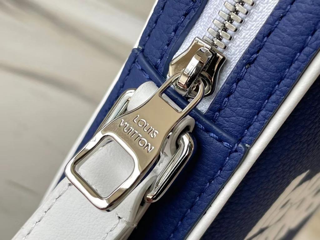 Louis Vuitton Danube PPM Bag Vintage Monogram Blue By Virgil Abloh For Men, Bags, Shoulder And Crossbody Bags 6.7in/17cm Louis Vuitton M45893
