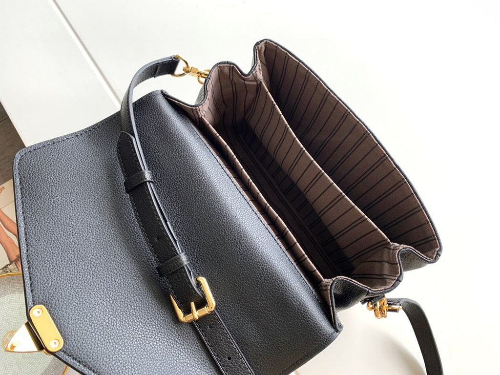 Louis Vuitton Pochette Metis Monogram Empreinte Black For Women,  Shoulder And Crossbody Bags 9.8in/25cm Louis Vuitton M41487