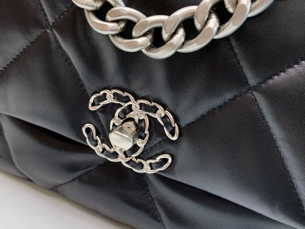 Chanel Classic GlamIap Bag Black For Women 10.2in/26cm