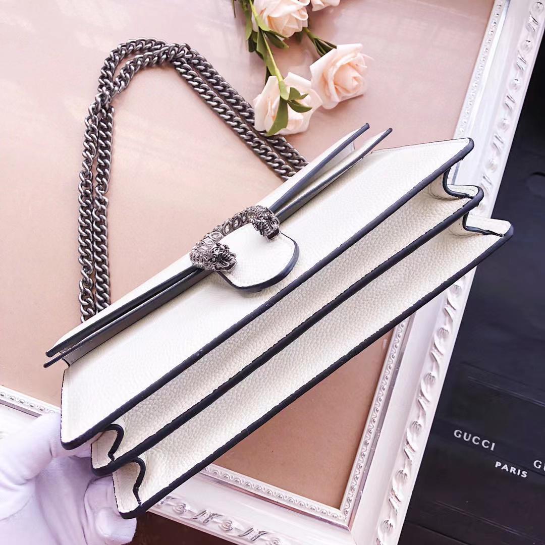 GLAMIonysus Small Shoulder Bag White For Women 11in/28cm 400249 0K7JN 9680