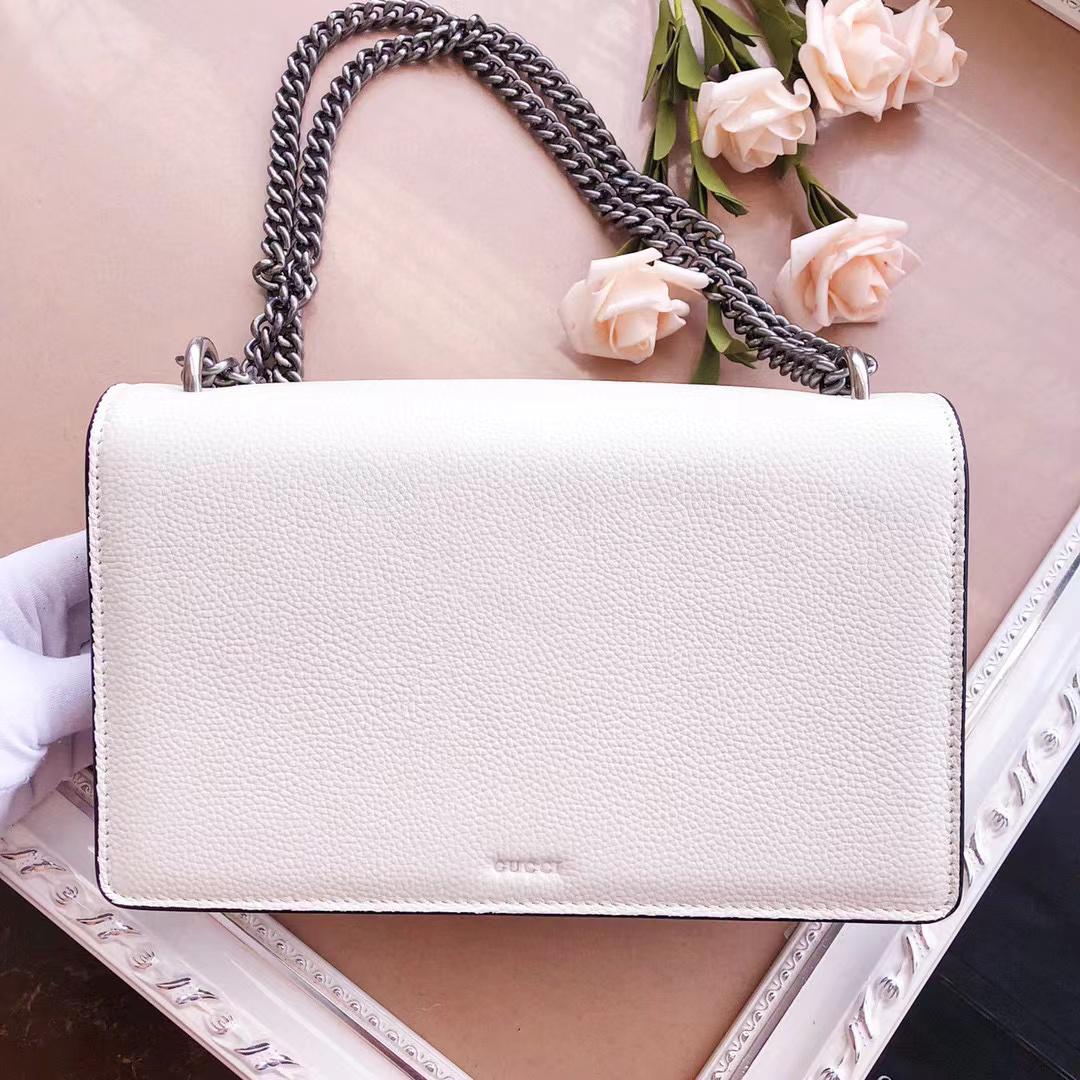 GLAMIonysus Small Shoulder Bag White For Women 11in/28cm 400249 0K7JN 9680