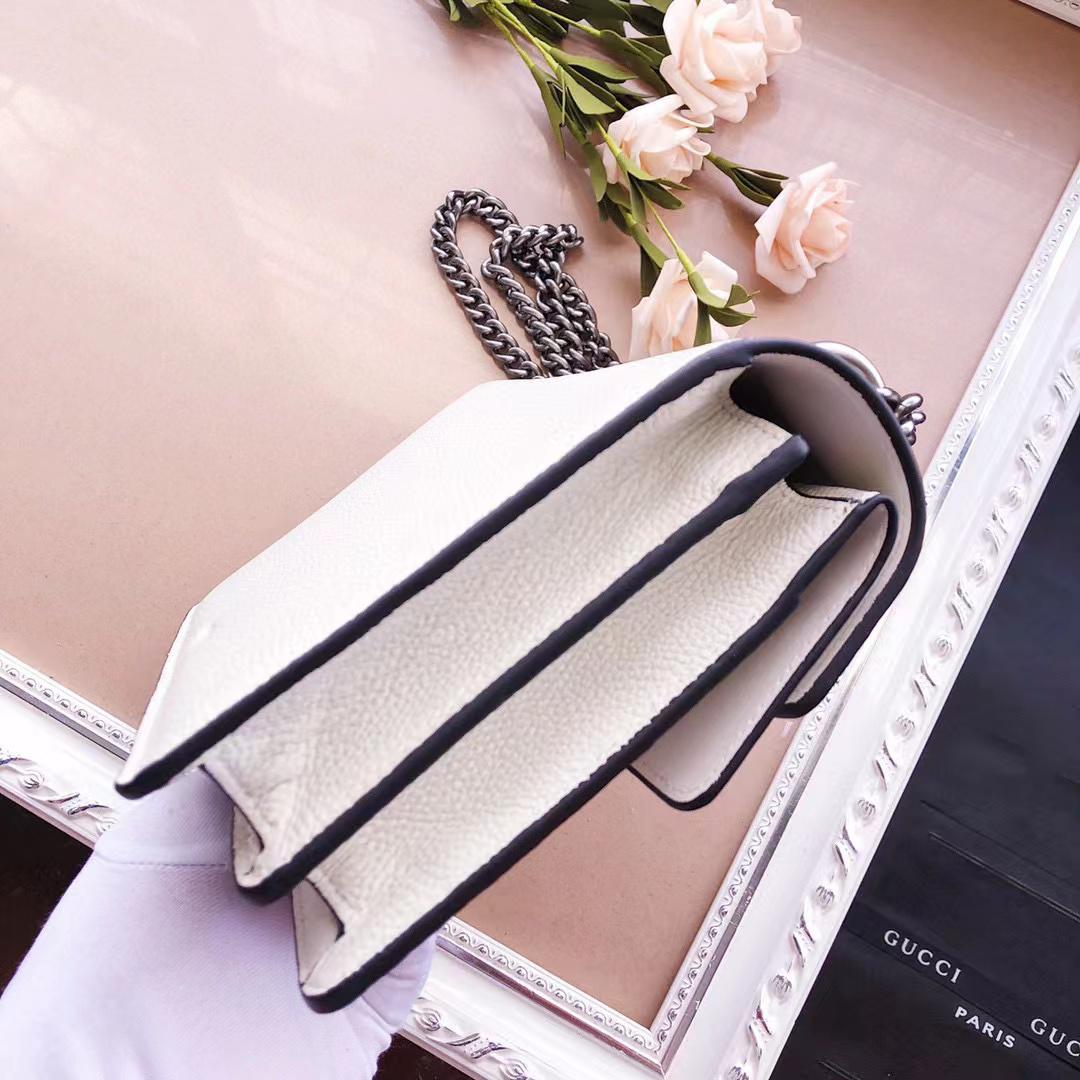 GLAMIonysus Small Shoulder Bag White For Women 11in/28cm 400249 0K7JN 9680