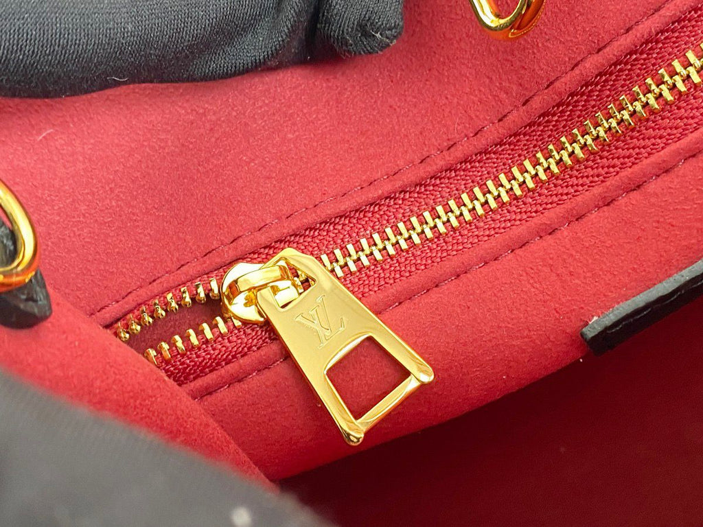 Louis Vuitton OnTheGo PM Tote Bag Monogram Empreinte Black/Beige For Women, WomenÃƒÂ¢Ã¢â€šÂ¬Ã¢â€žÂ¢s Handbags, Shoulder And Crossbody Bags 9.8in/25cm Louis Vuitton M45659