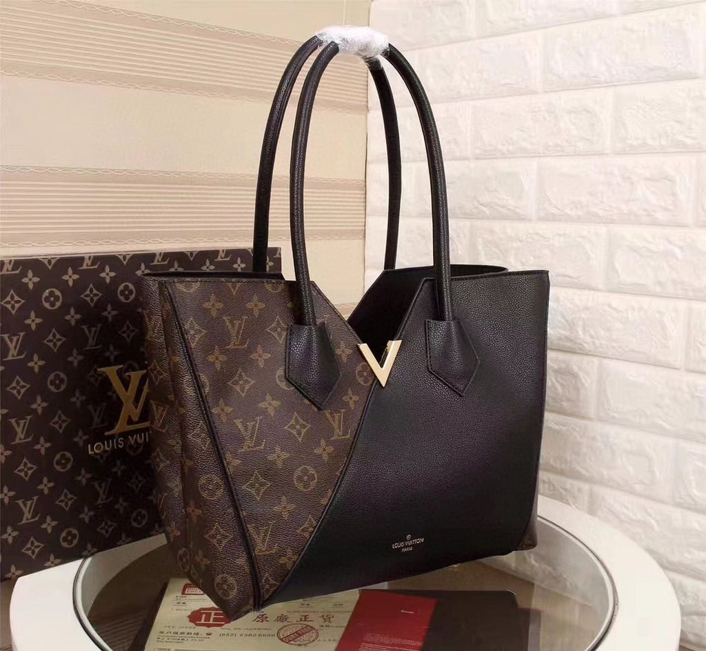 Louis Vuitton Kimono MM Tote Bag Monogram Canvas Black For Women, WoHandbag Shoulder Bags 15.4in/39cm Louis Vuitton M41855