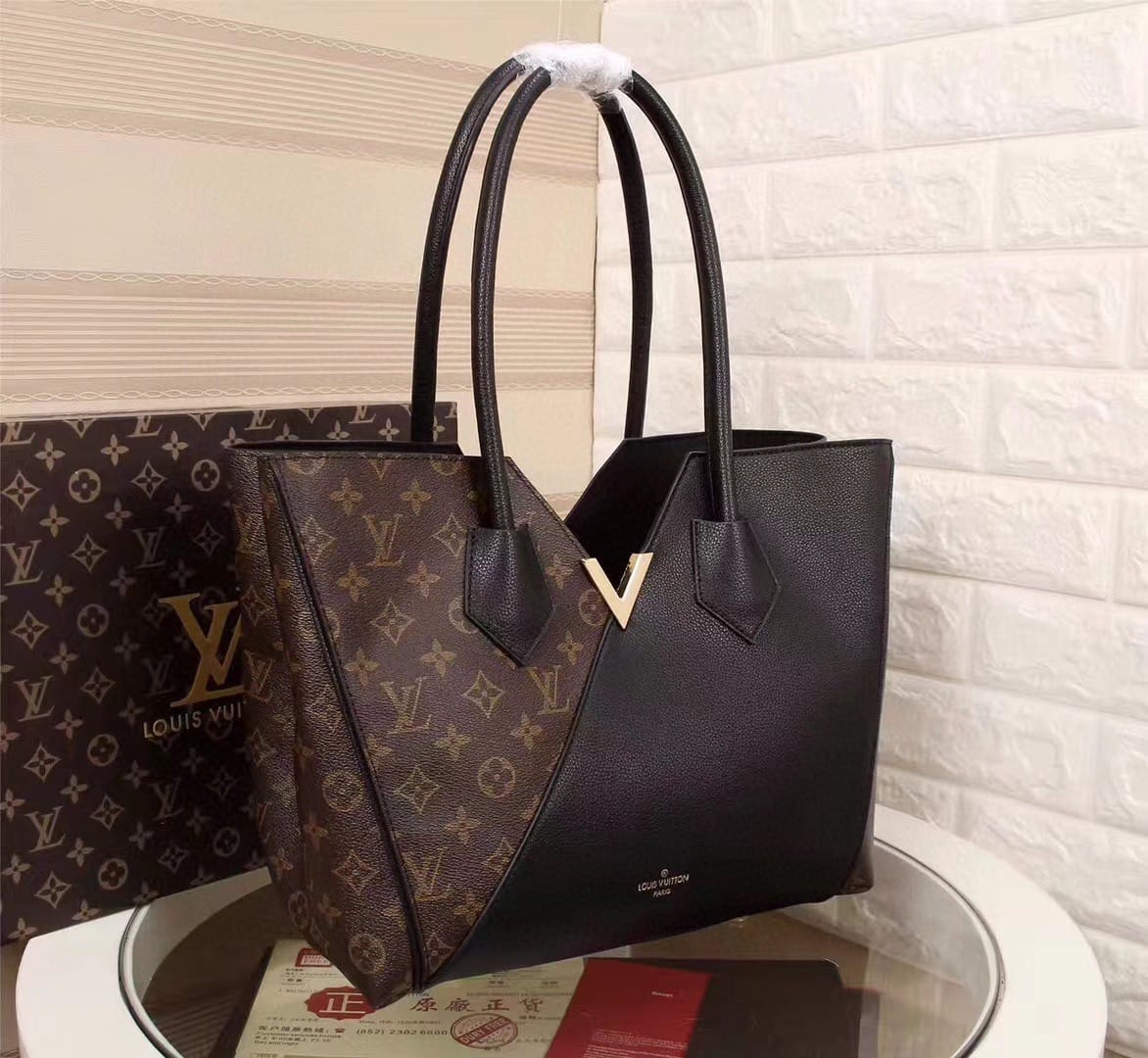 Louis Vuitton Kimono MM Tote Bag Monogram Canvas Black For Women, WoHandbag Shoulder Bags 15.4in/39cm Louis Vuitton M41855