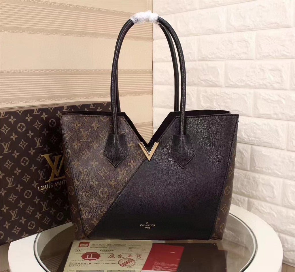 Louis Vuitton Kimono MM Tote Bag Monogram Canvas Black For Women, WoHandbag Shoulder Bags 15.4in/39cm Louis Vuitton M41855